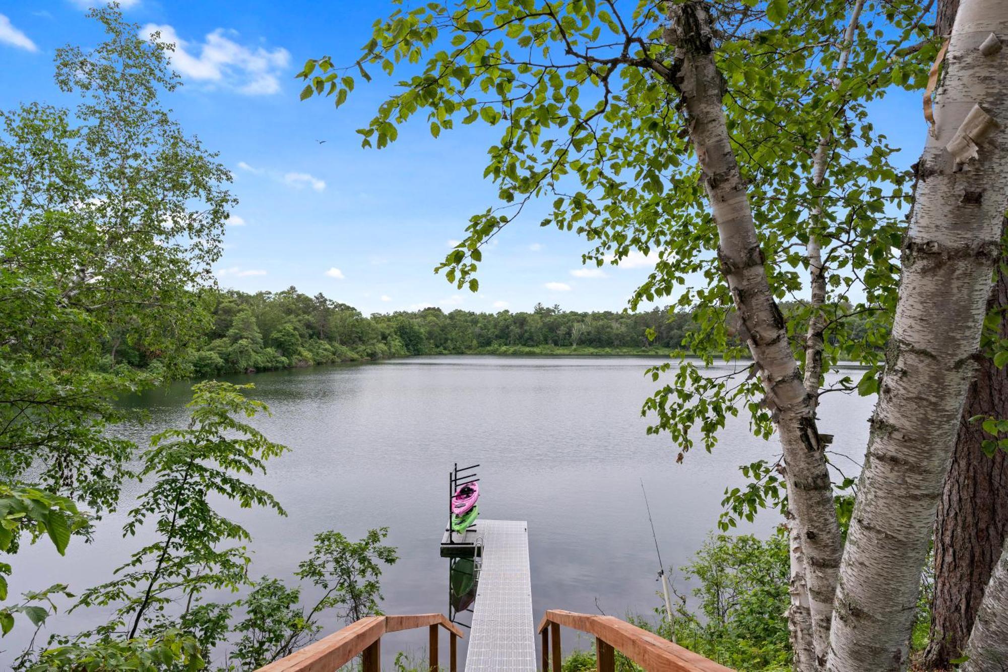 Large Home With Lake Views And Space To Entertain Friends Cross Lake Exterior photo